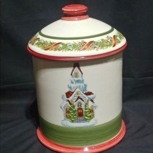 🎄🎄RARE - RADKO "CHRISTOPHER'S TREE" COOKIE/CANISTER JAR